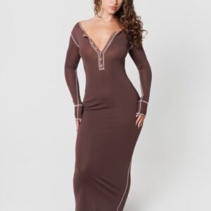 Kokoa Brown Reversible Dress