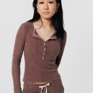 Kokoa Brown Reversible Long Sleeve